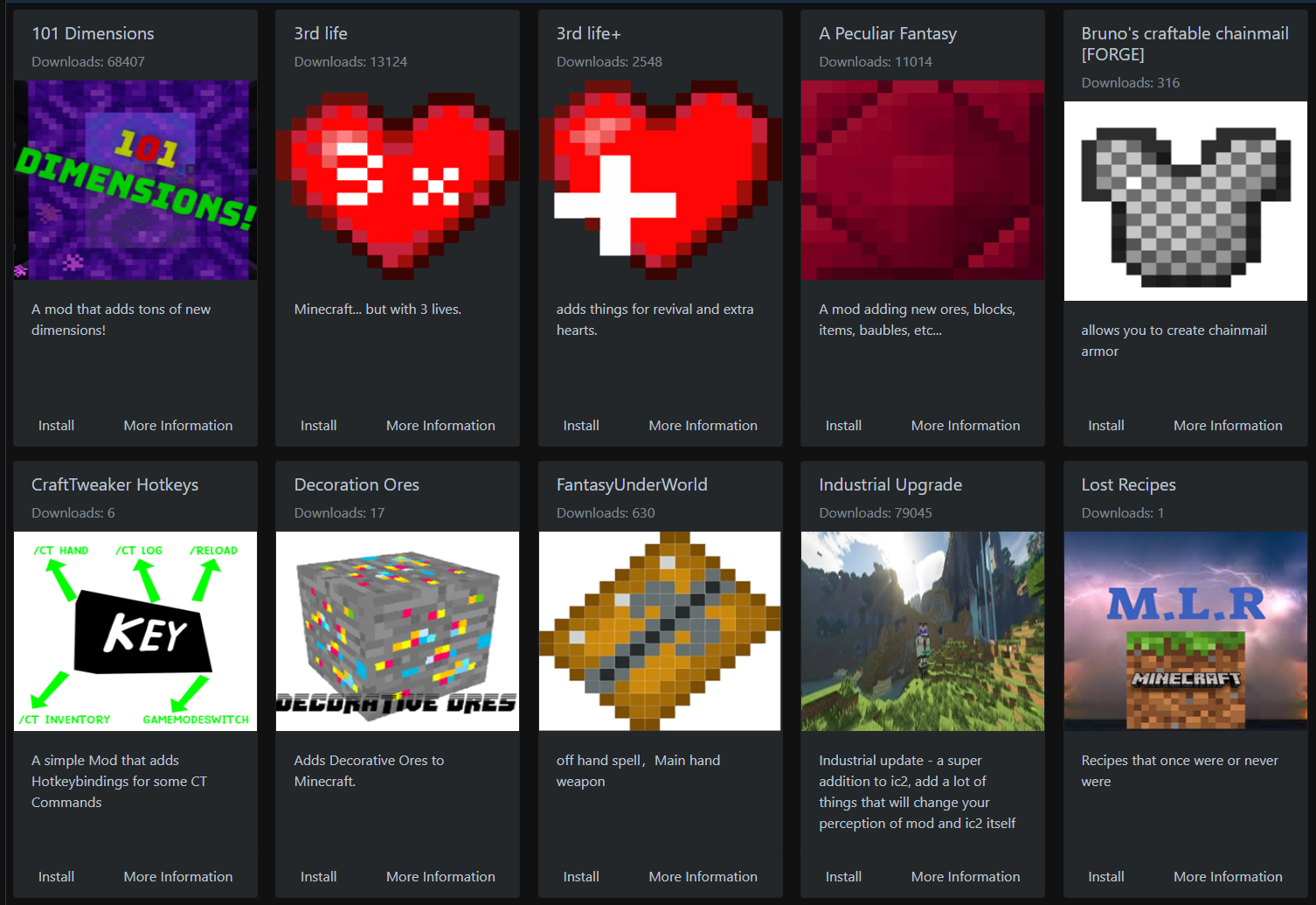 Install plugins onto your Minecraft Server with one click!